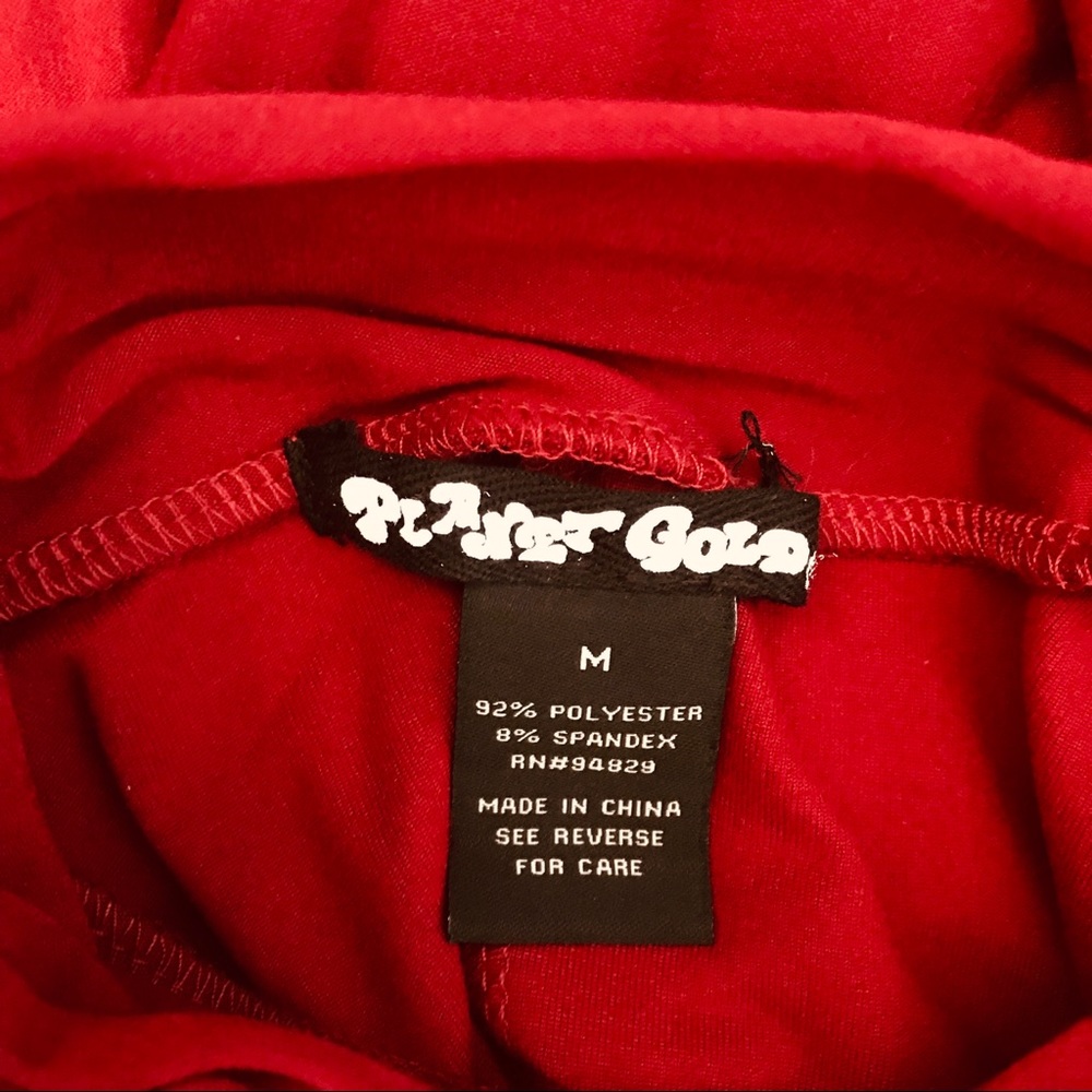 Planet Gold Cold Shoulder Trapeze Dress - Picture 6 of 7
